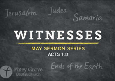 May Sermon Series