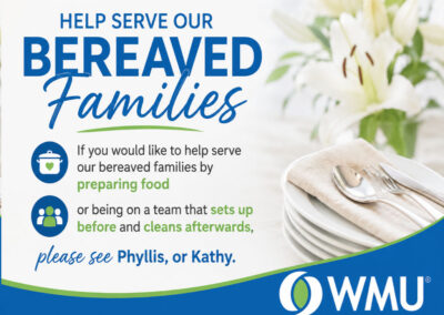Funeral Meal Team Updates